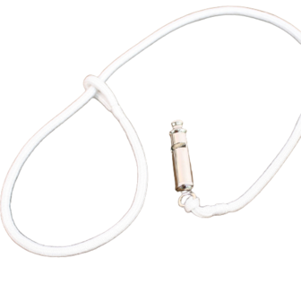 British Whistle Lanyard MP White