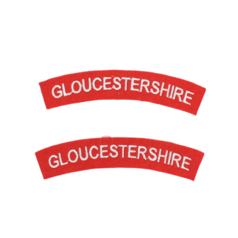 WW2 Gloucestershire Shoulder Titles