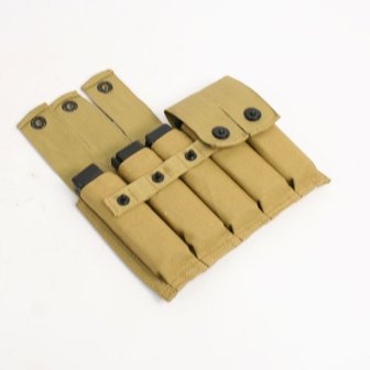 US WW2 Thompson 5 Pocket Pouch For 20 rd Magazines