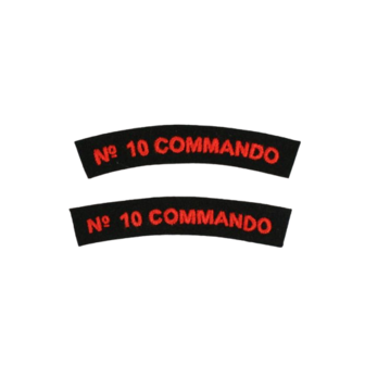 WW2 No. 10 (Inter Allied) Commando Shoulder Titles