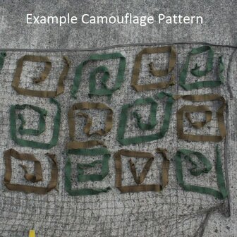 WW2 Camo net 12 x24ft Vehicle Net and 4 Hessian Rolls