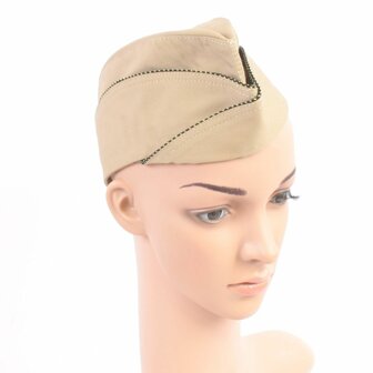 US Womens Summer Service Garrison Cap Officer Chino Cap by Kay Canvas