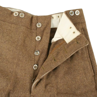 1902 WW1 British Army Serge Wool Service Dress SD Trousers