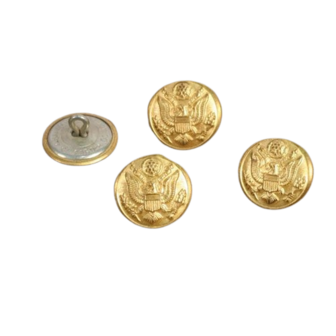 Pack of 4 US Army Brass Tunic Buttons Original