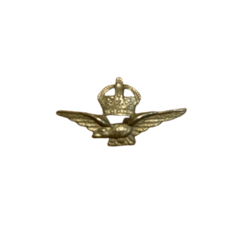 RAF Officers Sweetheart brass badge