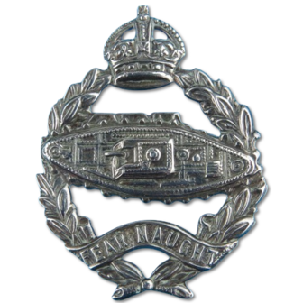 Royal Tank Regiment Kings Crown Cap Badge