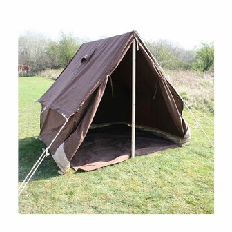 British Officers 2 Man tent 6x6 ft Canvas Only BROWN