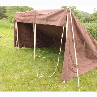 Bivouac Vehicle Shelter Tent Canvas Only Brown