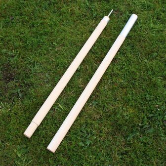 Upright 2 Piece 6ft Wood Pole for British Officers and Jeep Tent