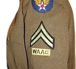 WW2 Cloth WAAC Tab For Uniform Sleeves