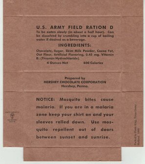 U.S. Army Field Ration D