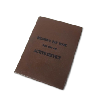 WW1 British Soldiers Paybook Active service AB64