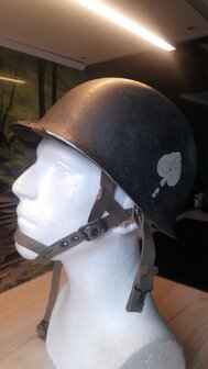 WW2 M2 Paratrooper Helmet, 101st 506th 2nd Bat. PIR E-Co helmet type Operation Market Garden