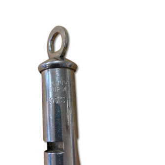 &quot;J Hudson &amp; Co&quot; Metropolitan Bright Nickel Whistle Original