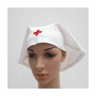 ww2 British VAD Nurse&#039;s Ward Head Scarf Hat