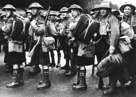 Black Watch Tartan Military Kilt