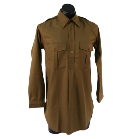 British army officer collared shirt