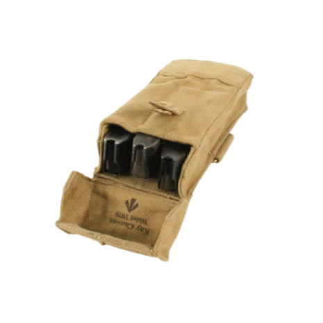 WW2 1937 Sten Gun Ammo Pouches x 2