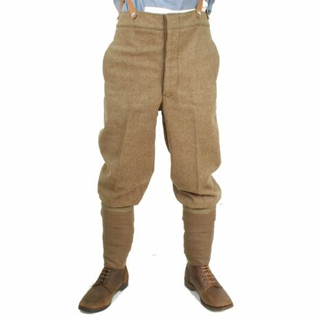 1902 WW1 British Army Serge Wool Service Dress SD Trousers