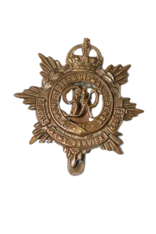 Royal Britse RASC cap badge Orgineel