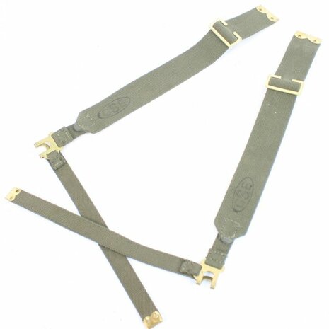 1937 Webbing L Straps Green