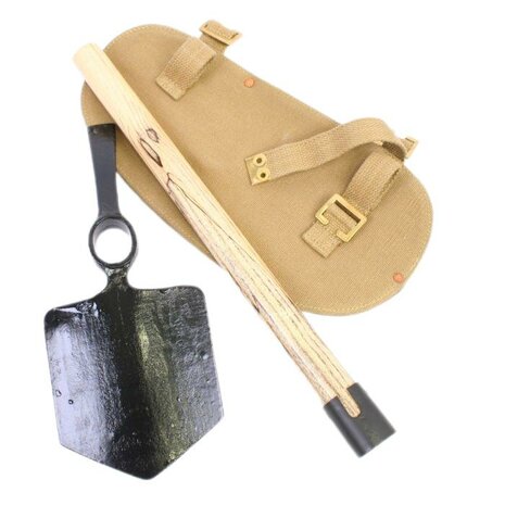 1937 MK1 Entrenching Tool Cover Khaki Head and MK1 Handle by GSE