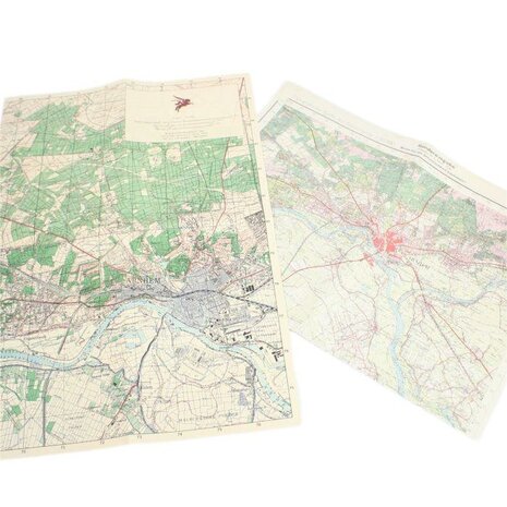 Allied Arnhem/Oosterbeek 1944 and German Arnhem/Nijmegen 1940 Military Map Set