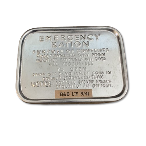 WW2 British Emergency Ration Tin