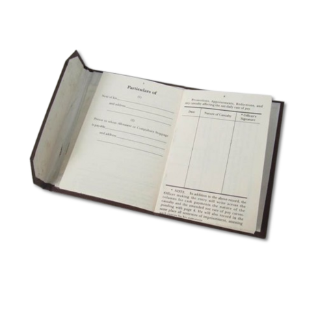 WW1 British Soldiers Paybook Active service AB64