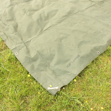 Groundsheet For British Bivouac Vehicle Shelter Olive Green