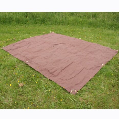 Groundsheet For British Bivouac Vehicle Shelter Brown