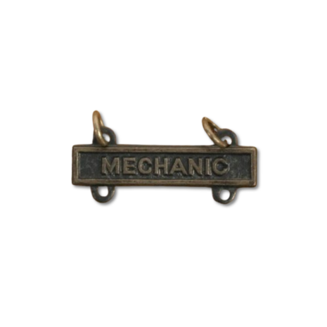 WW2 US Army Mechanic Qualification Bar