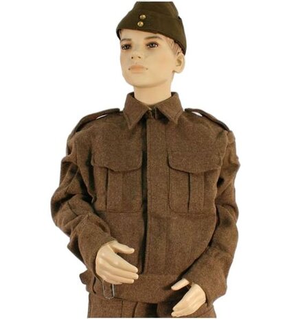 Childrens British Army WW2 1937 Battle Dress BD Jacket in Kids size