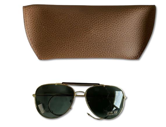 AF GREEN SUNGLASSES WITH CASE